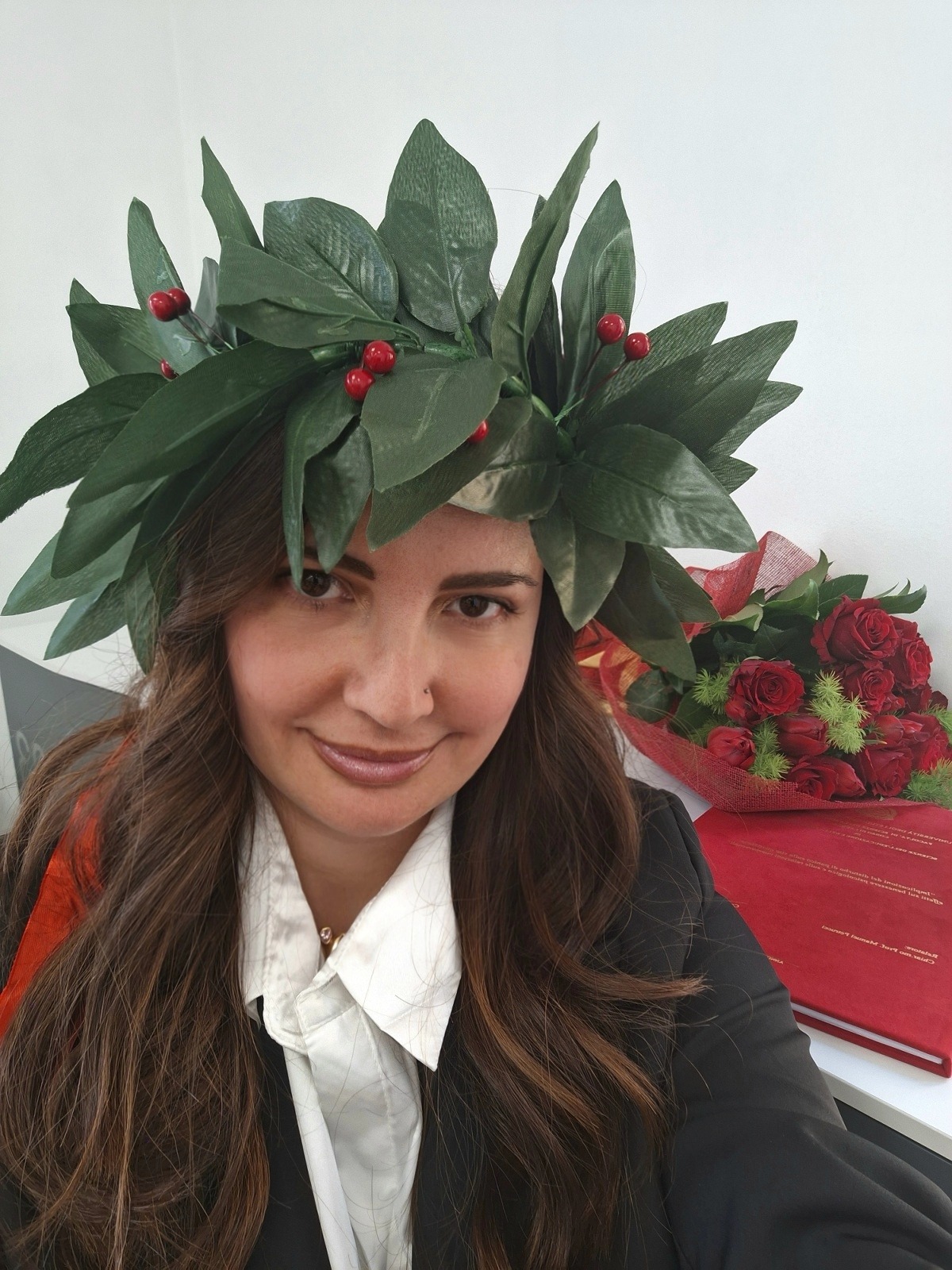 Sabrina Capuano nel giorno della laurea